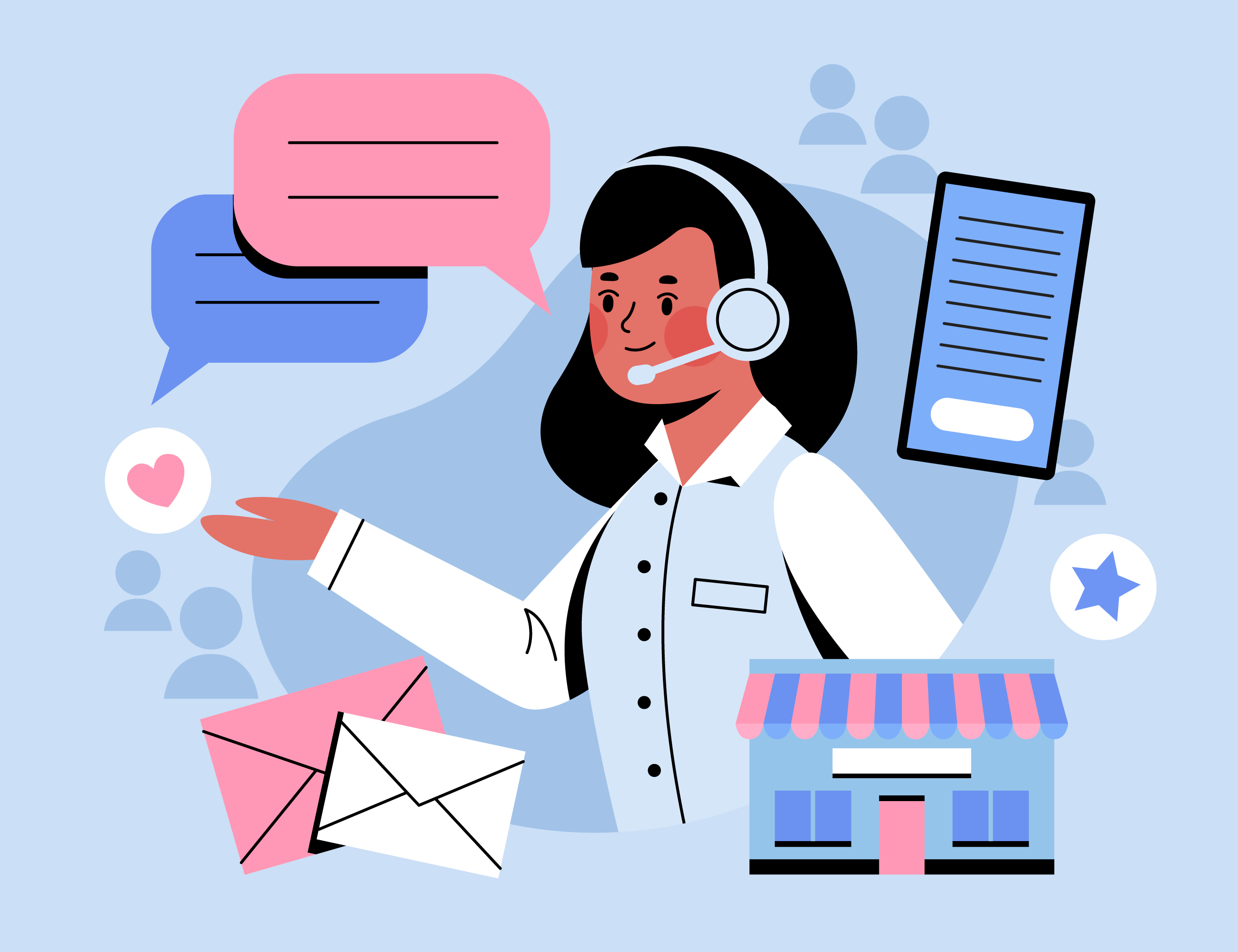 Contact Illustration